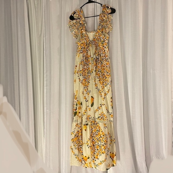 Farm Rio Cashew Crossed Back Dress - Picture 4 of 6